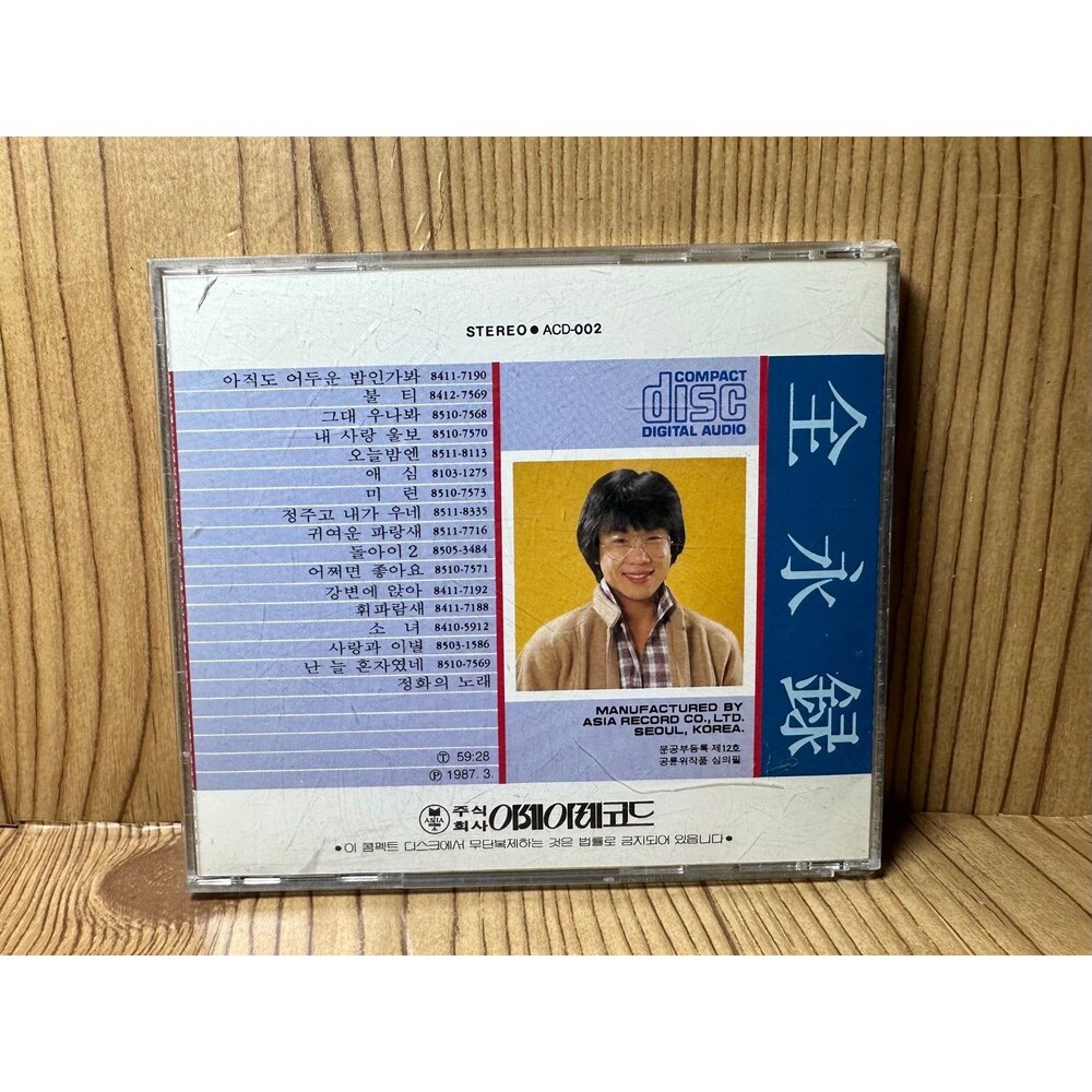 Jeon Yeong-Rok 지나간 시절의 연가 1987 Korean Music Cd